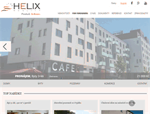 Tablet Screenshot of helixreality.cz